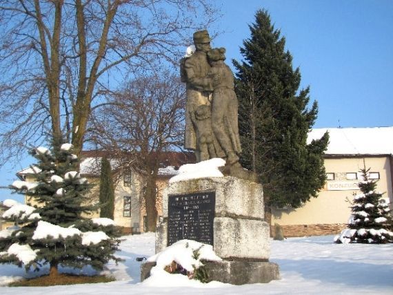 pomník padlých WWI, Strašín