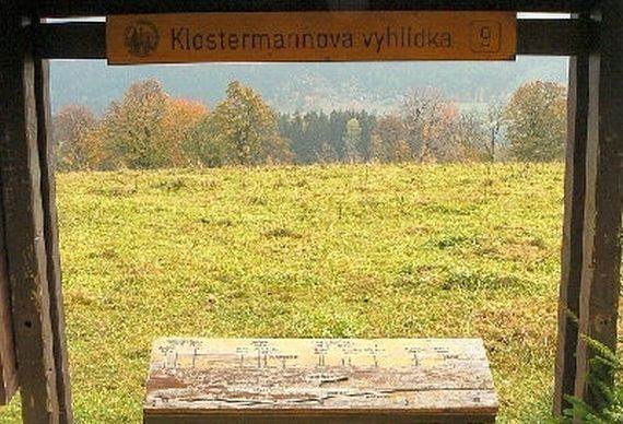 Klostermannova vyhlídka 810 m n. m.