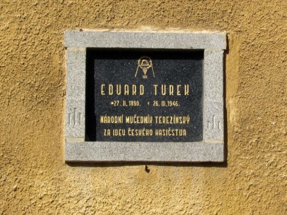 pamětní deska Edvard Turek