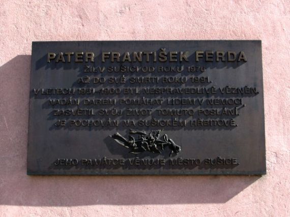pamětní deska páter František Ferda