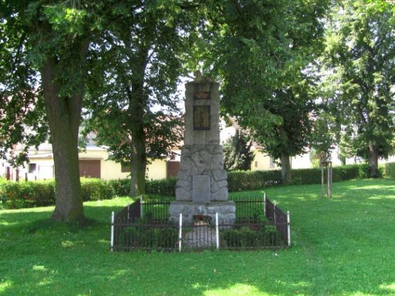 pomník padlých WWI, Dolní Lukavice