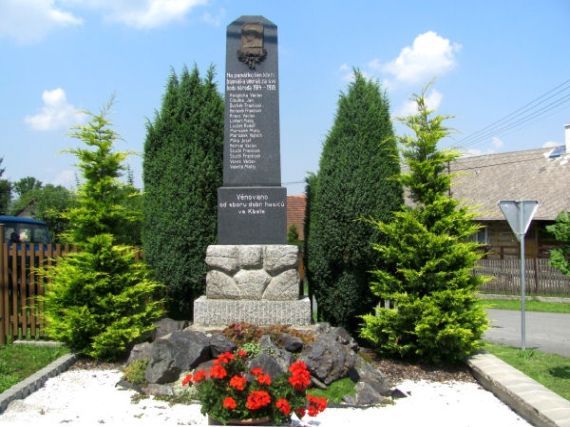 pomník padlých WWI, Kbel