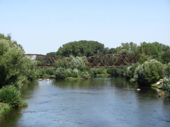 železniční most Otava, Boršov nad Vltavou