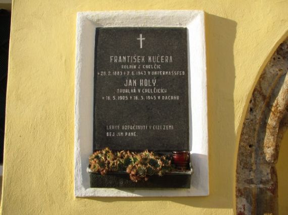 památník obětem fašismu, Chelčice