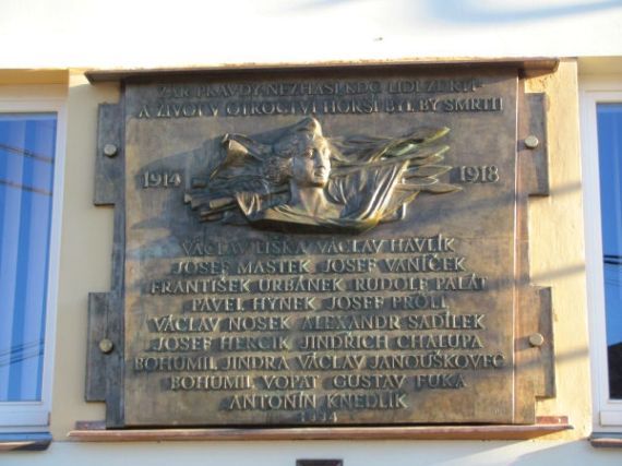 pomník padlých WWI, Plasy