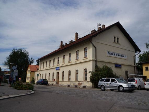 nádraží Český Krumlov