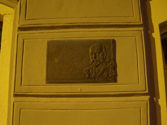 pamětní deska T.G.Masaryk, Strakonice