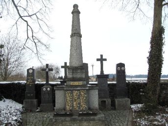pomník padlých WWI, Všeruby