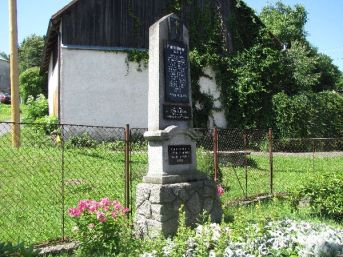 pomník padlých WWI, Zborovy
