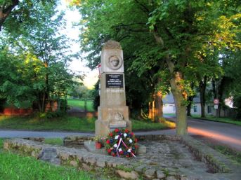 pomník padlých WWI, Obytce