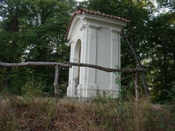 kaple výklenková, vyhlídkové místo, Kožlí u Orlíka