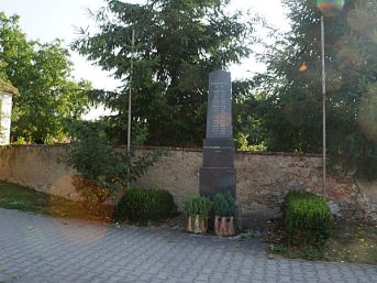 pomník padlých WWI, Zvíkovské Podhradí