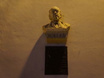pamětní deska s bustou Mikoláš Aleš, Písek