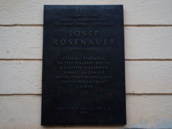 pamětní deska Josef Rosenauer