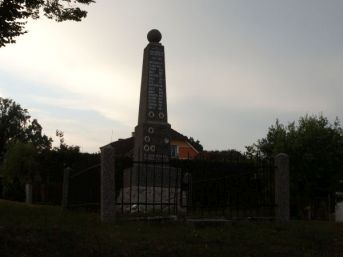 pomník padlých WWI, Všemyslice