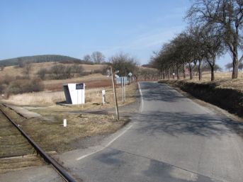 vlaková zastávka Hoštice u Volyně