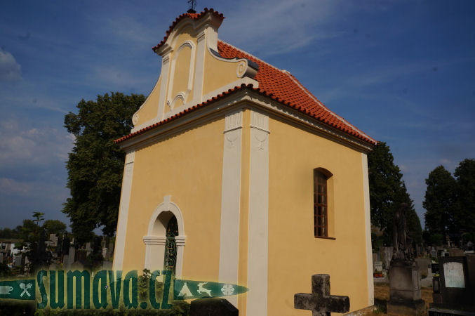 kaple Nejsvětější Trojice, hrobka dědičných poštmistrů, Strakonice