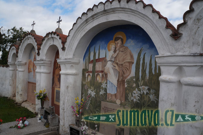 kapličkový hřbitov, Albrechtice nad Vltavou