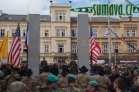 konvoj Dragoon Ride u památníku Díky, Ameriko!, Plzeň