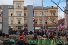 konvoj Dragoon Ride u památníku Díky, Ameriko!, Plzeň
