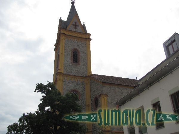 kostel sv. Jana Nepomuckého, Hluboká nad Vltavou