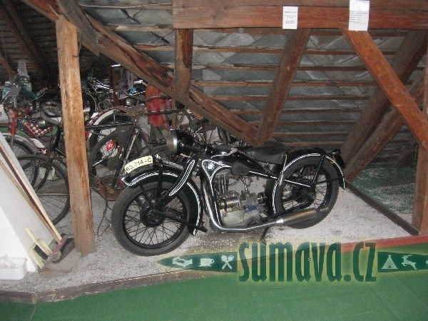 muzeum moto a hraček Kašperské Hory