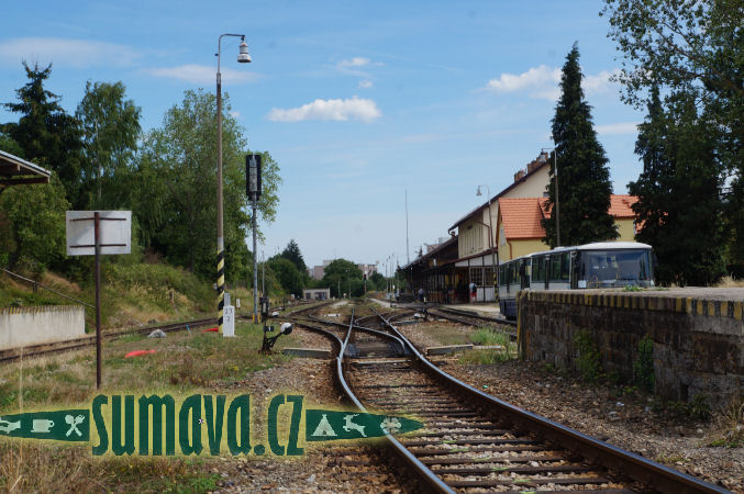 nádraží Český Krumlov