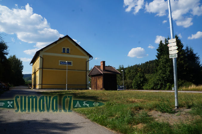 nádraží Hořice na Šumavě