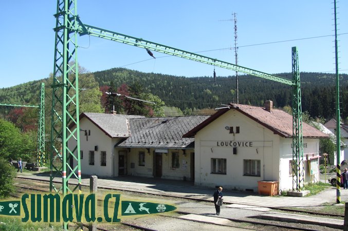 nádraží Loučovice