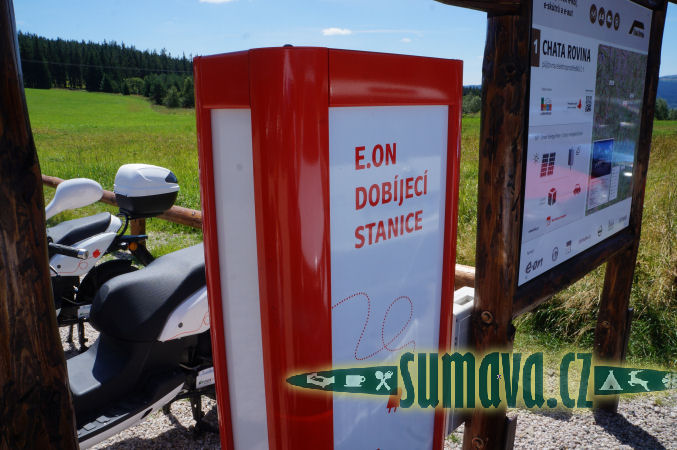 půjčovna e-kol, e-skůtrů, e-aut, e-Šumava.cz, Chata Rovina