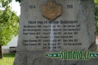 pomník padlých WWI i II, Skašov