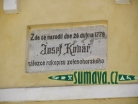 rodný dům Josefa Kováře, Radomyšl