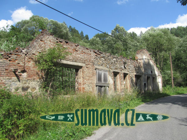zaniklá továrna Bohemia-Werke, Rejštejn