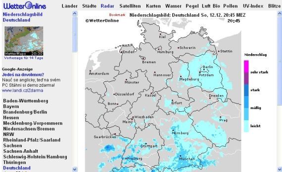 WetterOnline - radar