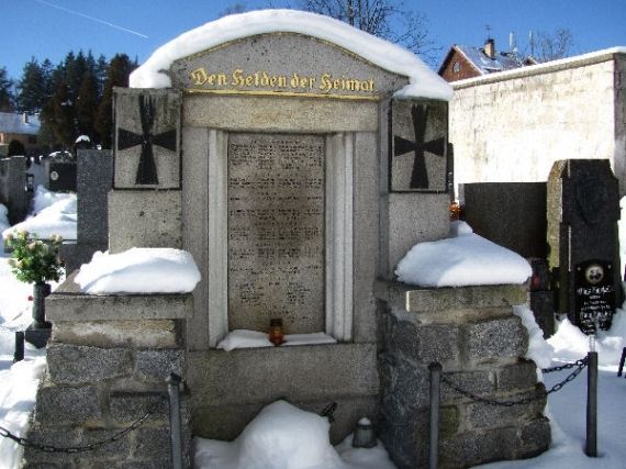 pomník padlých WWI, Horní Vltavice