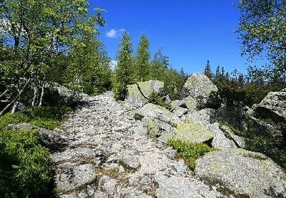 Kamenné moře, Plešné jezero