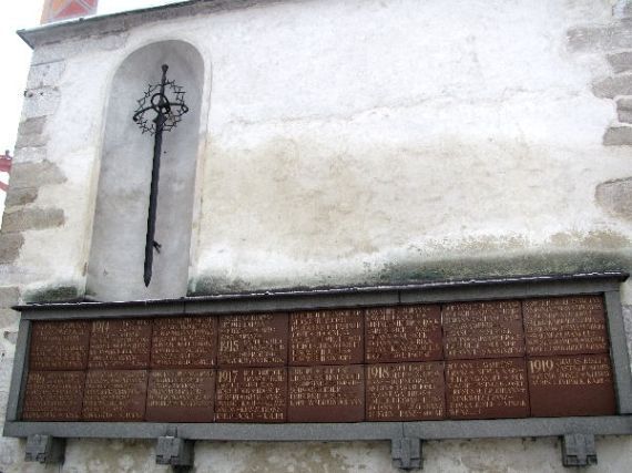 pomník padlých WWI, Vimperk