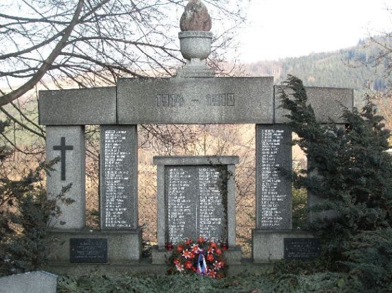 pomník padlých WWI i WWII, Prachatice
