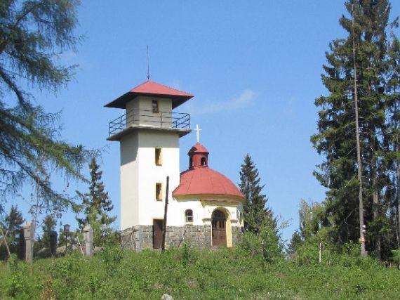 kaple sv. Václava s rozhlednou, Mářský vrch