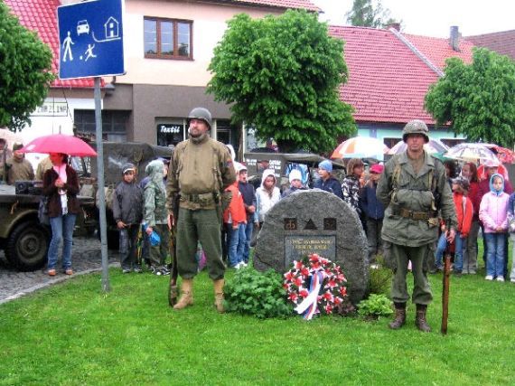 pamětní deska osvobození Kasejovice