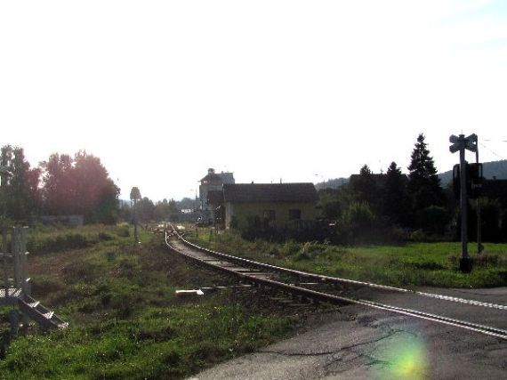 vlaková zastávka Strunkovice nad Blanicí