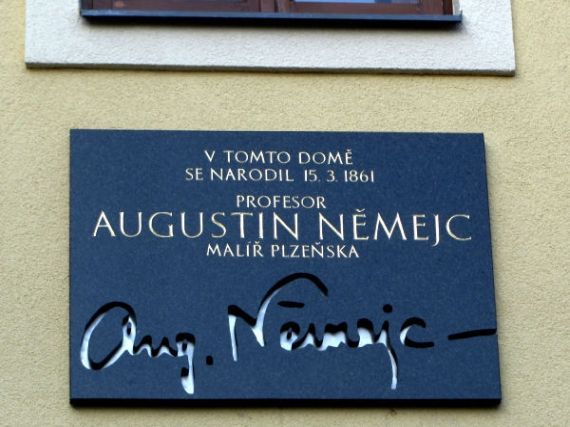 pamětní deska Augustin Němejc