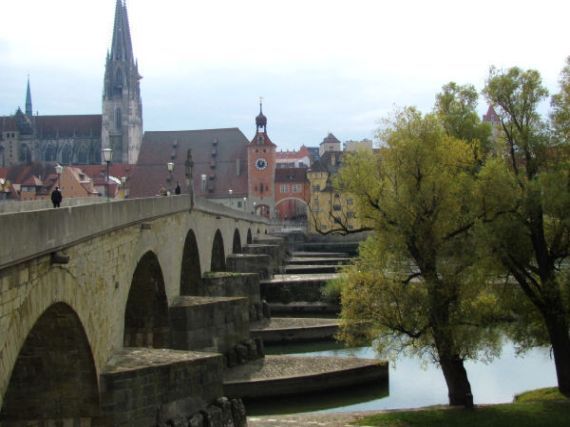mostní věž, Regensburg (D)