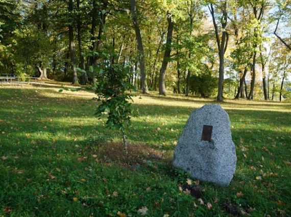 Finský památník, zámecký park Žihobce