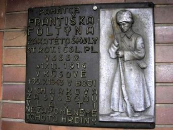 pamětní deska F. Foltýna, Stachy