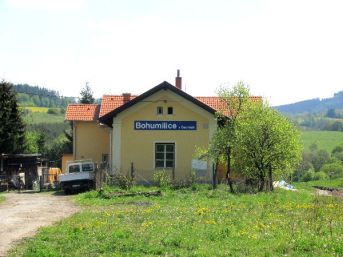 vlaková zastávka Bohumilice v Čechách