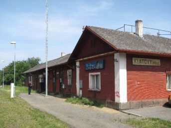 vlaková zastávka Klatovy město