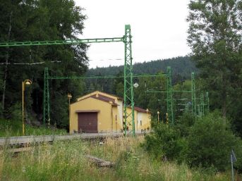 vlaková zastávka Lipno nad Vltavou