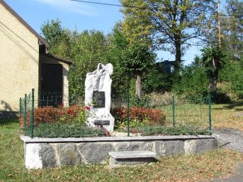 pomník padlých WWI i II, Frymburk u Sušice