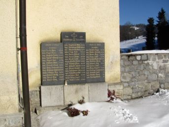 pomník padlých WWII, Unterzwieselau (D)